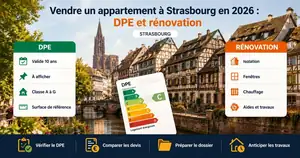 Vendre un appartement à Strasbourg en 2026 : DPE et rénovation